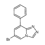 6-bromo-8-phenyl-[1,2,4]triazolo[4,3-a]pyridine结构式