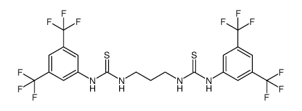 1,1'-(propane-1,3-diyl)bis(3-(3,5-bis(trifluoromethyl)phenyl)thiourea) Structure