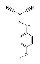 2-[(4-methoxyphenyl)hydrazinylidene]propanedinitrile结构式