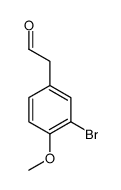 (3-Bromo-4-methoxyphenyl)acetaldehyde Structure