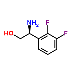 (2S)-2-Amino-2-(2,3-difluorophenyl)ethanol Structure