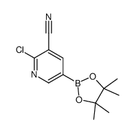 2-chloro-5-(4,4,5,5-tetramethyl-1,3,2-dioxaborolan-2-yl)nicotinonitrile图片