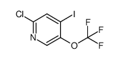 2-chloro-4-iodo-5-(trifluoromethoxy)pyridine结构式