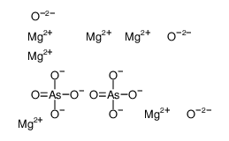 hexamagnesium oxygen(-2) anion diarsorate Structure