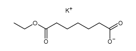 heptanedioic acid monoethyl ester potassium salt Structure