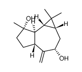 4β,9β-dihydroxyaromadendrene结构式