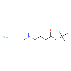 tert-Butyl 4-(methylamino)butanoate hydrochloride Structure