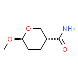 2H-Pyran-3-carboxamide,tetrahydro-6-methoxy-,trans-(9CI)结构式