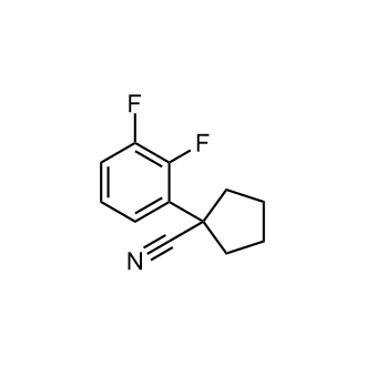 1-(2,3-Difluorophenyl)cyclopentanecarbonitrile Structure