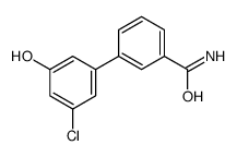 3-(3-chloro-5-hydroxyphenyl)benzamide结构式