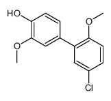 4-(5-chloro-2-methoxyphenyl)-2-methoxyphenol Structure