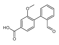 4-(2-formylphenyl)-3-methoxybenzoic acid Structure