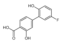 4-(5-fluoro-2-hydroxyphenyl)-2-hydroxybenzoic acid Structure