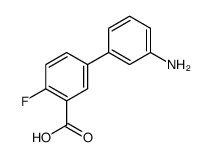 5-(3-aminophenyl)-2-fluorobenzoic acid结构式