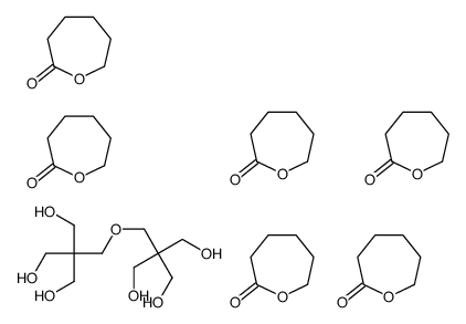 2-[[3-hydroxy-2,2-bis(hydroxymethyl)propoxy]methyl]-2-(hydroxymethyl)propane-1,3-diol,oxepan-2-one Structure