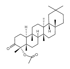 4-α-acetoxyfriedelin Structure