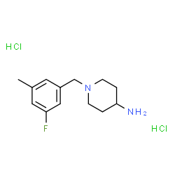 1-(3-Fluoro-5-methylbenzyl)piperidin-4-amine dihydrochloride图片