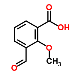 3-Formyl-2-methoxybenzoic acid结构式