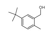 5-tert-butyl-2-methylbenzyl alcohol Structure