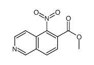 methyl 5-nitroisoquinoline-6-carboxylate结构式