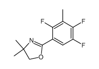 2-(2,4,5-trifluoro-3-methylphenyl)-4,4-dimethyl-2-oxazoline Structure