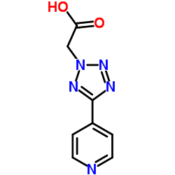 (5-PYRIDIN-4-YL-TETRAZOL-2-YL)-ACETIC ACID结构式