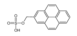 pyren-2-ylmethyl hydrogen sulfate Structure