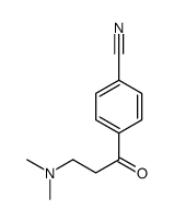 4-[3-(dimethylamino)propanoyl]benzonitrile Structure