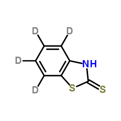 (4,5,6,7-2H4)-1,3-Benzothiazole-2(3H)-thione Structure