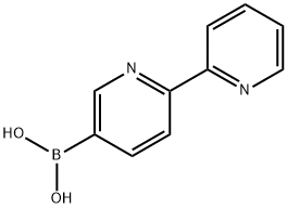 [2,2'-联吡啶]-5-基硼酸结构式