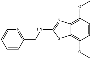 4,7-Dimethoxy-N-(pyridin-2-ylmethyl)benzo[d]thiazol-2-amine Structure