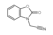 (2-oxo-1,3-benzoxazol-3(2H)-yl)acetonitrile Structure