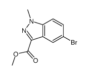 methyl 5-bromo-1-methylindazole-3-carboxylate Structure