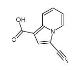 3-cyanoindolizine-1-carboxylic acid Structure