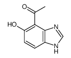 Ethanone, 1-(5-hydroxy-1H-benzimidazol-4-yl)- (9CI) Structure