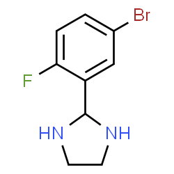 2-(5-Bromo-2-fluorophenyl)imidazole Structure