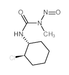 3-[(1R,2R)-2-chlorocyclohexyl]-1-methyl-1-nitroso-urea结构式