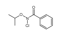 isopropyl N-chlorobenzohydroxamate结构式