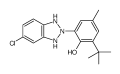 2-TERT-BUTYL-6-(5-CHLORO-1,3-DIHYDRO-BENZOTRIAZOL-2-YL)-4-METHYL-PHENOL structure