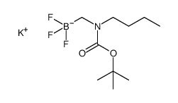 potassium tert-butyl butyl{(trifluoroborato)methyl}carbamate结构式