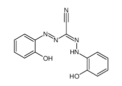 1,5-bis(2-hydroxyphenyl)-3-cyanoformazan Structure