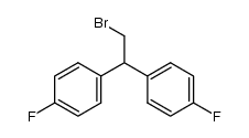 4,4'-(2-bromoethane-1,1-diyl)bis(fluorobenzene) Structure