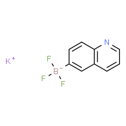 Potassium trifluoro(quinolin-6-yl)borate Structure