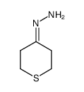 (tetrahydro-4H-thiopyran-4-ylidene)hydrazine Structure