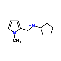 N-[(1-Methyl-1H-pyrrol-2-yl)methyl]cyclopentanamine Structure