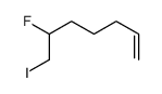 6-fluoro-7-iodohept-1-ene Structure