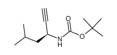 Carbamic acid, (1-ethynyl-3-methylbutyl)-, 1,1-dimethylethyl ester, (S)- (9CI)结构式