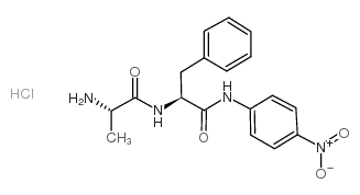 H-Ala-Phe-pNA · HCl Structure