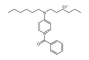 1-benzoyl-4-(di-n-hexylamino)pyridinium chloride结构式