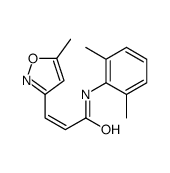 (E)-N-(2,6-dimethylphenyl)-3-(5-methyl-1,2-oxazol-3-yl)prop-2-enamide结构式